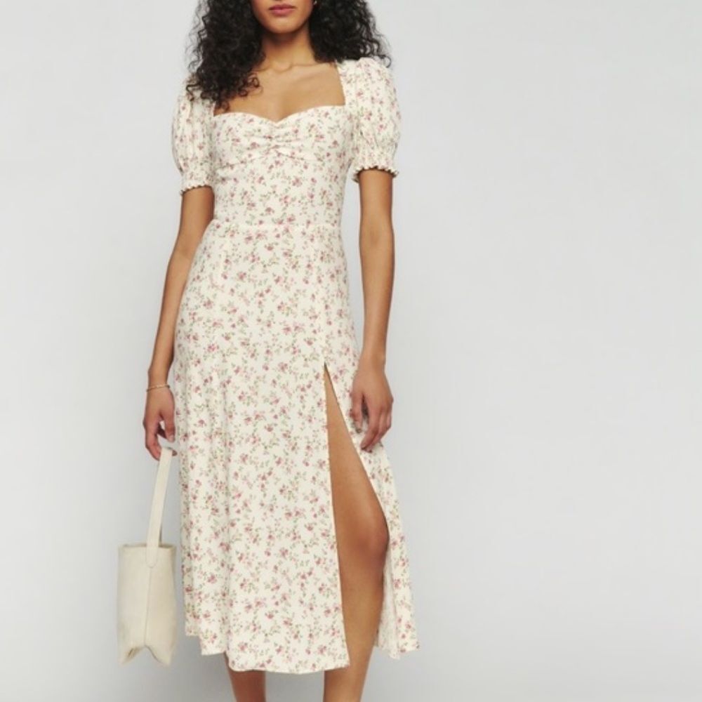Reformation Lacey Dress In Boheme *New*